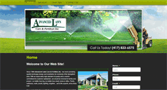 Desktop Screenshot of advancedlawnandlandscape.com